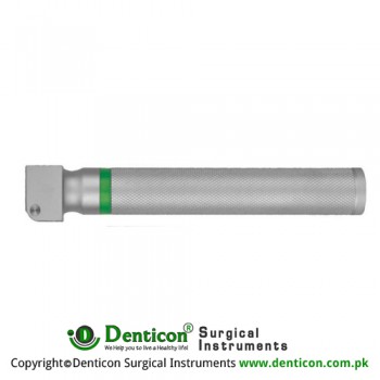 MaxBright™ Fiber Optic Battery Handle Slim Profile - With 2.5 Volts LED Bulb Brass - Chrome Plated,